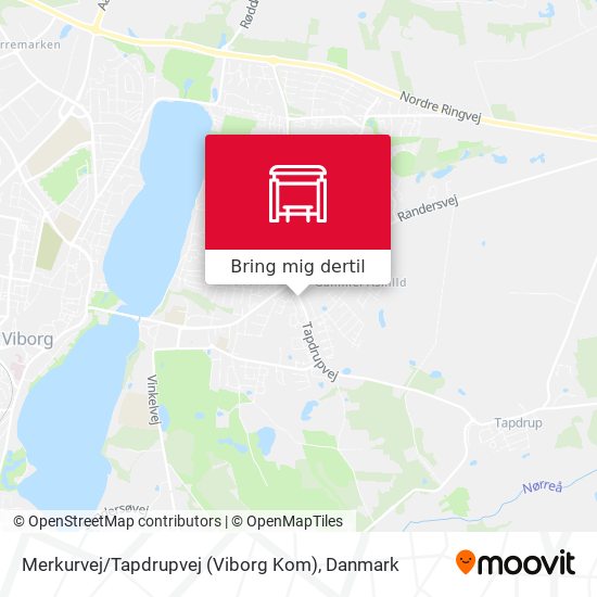Merkurvej / Tapdrupvej (Viborg Kom) kort