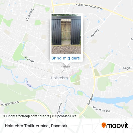 Holstebro Trafikterminal kort