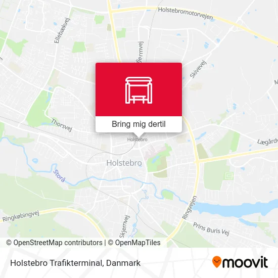 Holstebro Trafikterminal kort