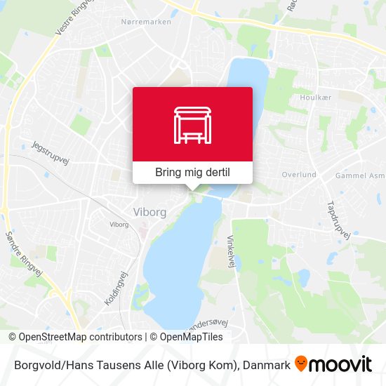 Borgvold / Hans Tausens Alle (Viborg Kom) kort