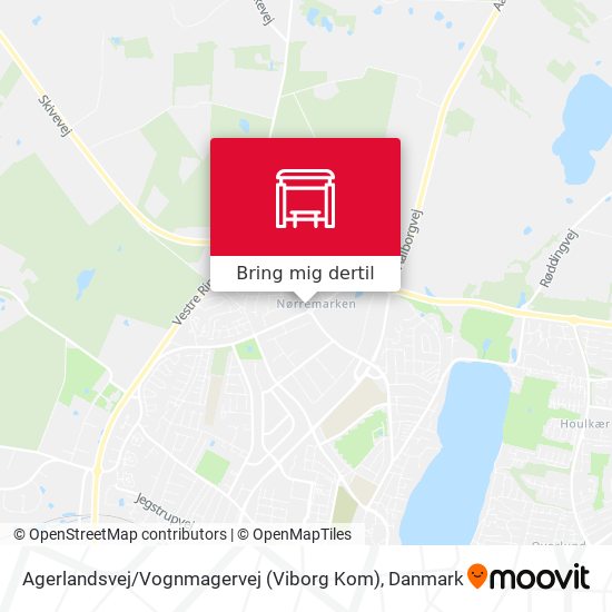 Agerlandsvej / Vognmagervej (Viborg Kom) kort