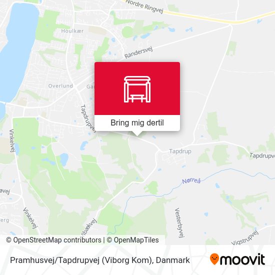 Pramhusvej / Tapdrupvej (Viborg Kom) kort