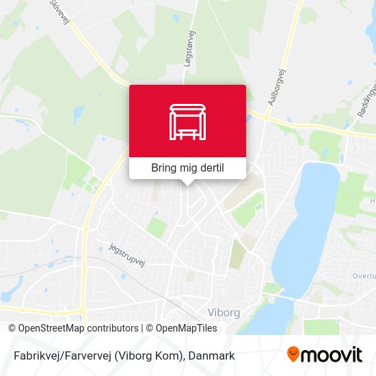 Fabrikvej / Farvervej (Viborg Kom) kort