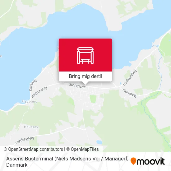 Assens Busterminal kort