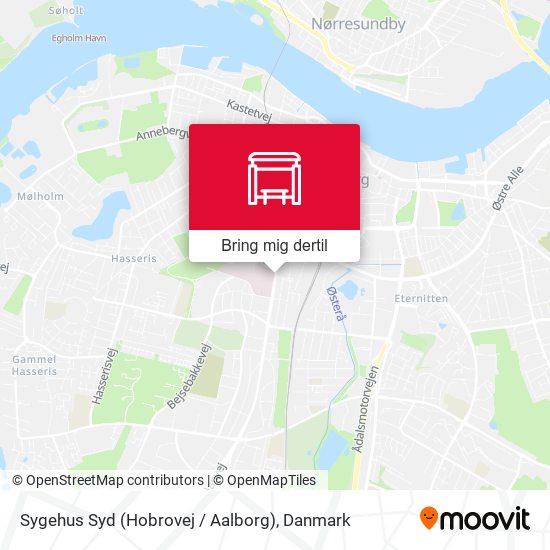 Sygehus Syd (Hobrovej / Aalborg) kort