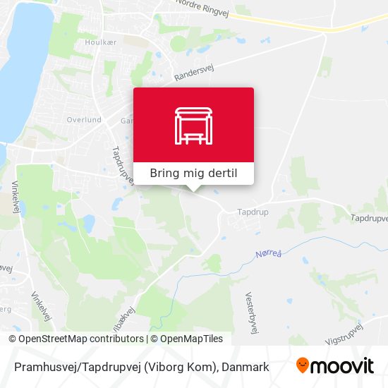 Pramhusvej / Tapdrupvej (Viborg Kom) kort