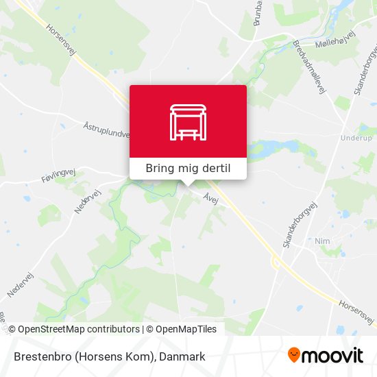 Brestenbro (Horsens Kom) kort