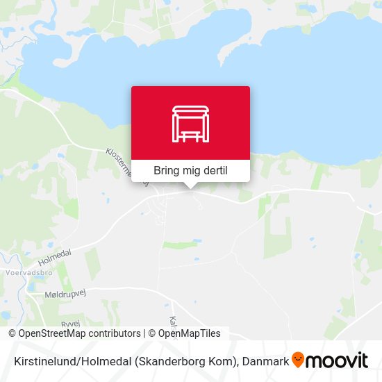 Kirstinelund / Holmedal (Skanderborg Kom) kort