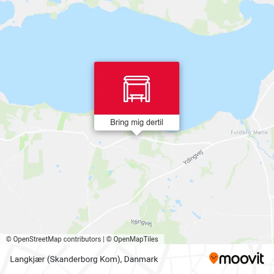 Langkjær (Skanderborg Kom) kort