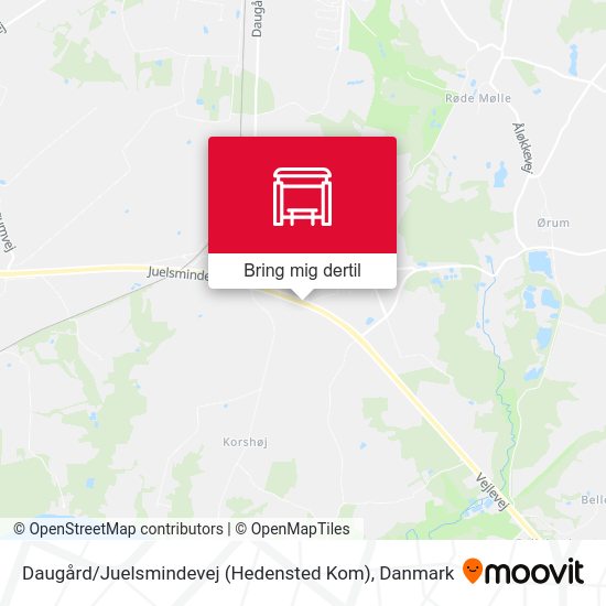 Daugård / Juelsmindevej (Hedensted Kom) kort