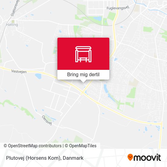 Plutovej (Horsens Kom) kort