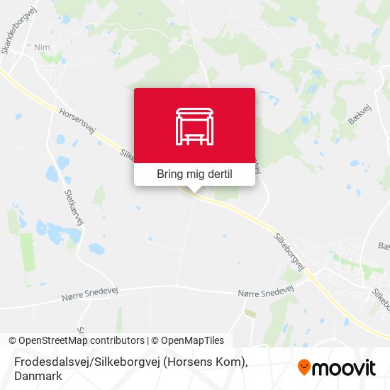 Frodesdalsvej / Silkeborgvej (Horsens Kom) kort