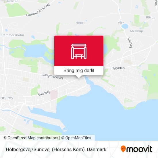 Holbergsvej / Sundvej (Horsens Kom) kort