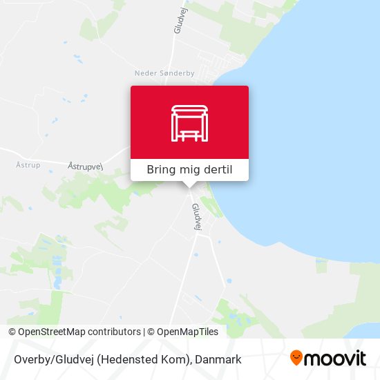Overby/Gludvej (Hedensted Kom) kort