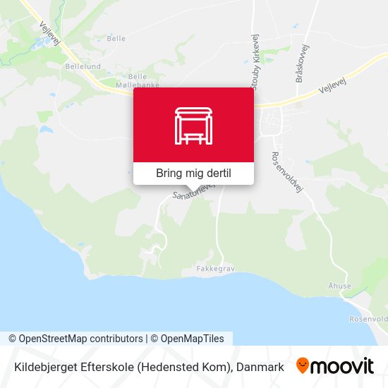 Kildebjerget Efterskole (Hedensted Kom) kort