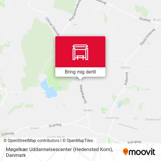 Møgelkær Uddannelsescenter (Hedensted Kom) kort