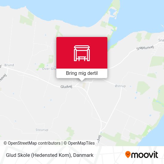 Glud Skole (Hedensted Kom) kort