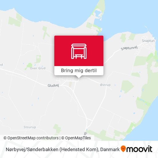 Nørbyvej / Sønderbakken (Hedensted Kom) kort