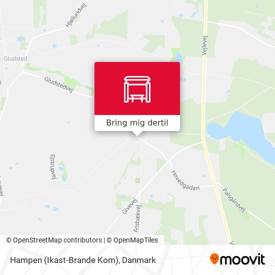 Hampen (Ikast-Brande Kom) kort