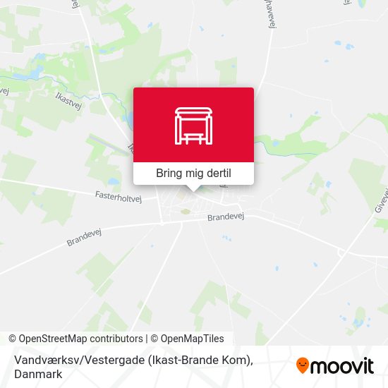 Vandværksv / Vestergade (Ikast-Brande Kom) kort