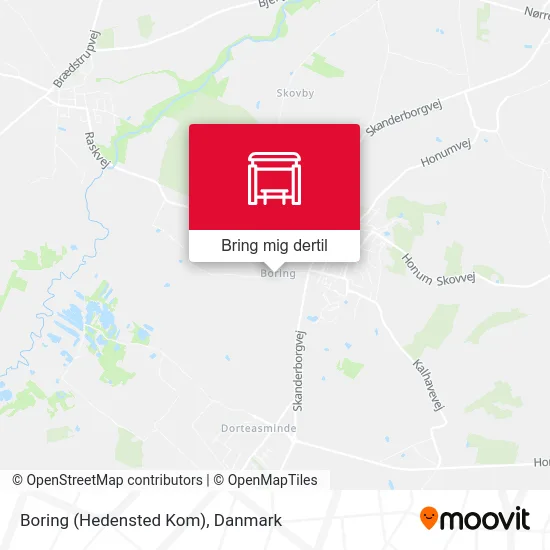 Boring (Hedensted Kom) kort