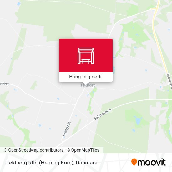 Feldborg Rtb. (Herning Kom) kort