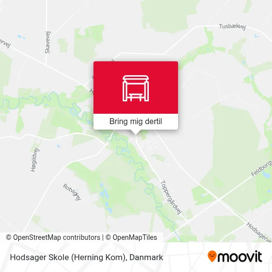 Hodsager Skole (Herning Kom) kort