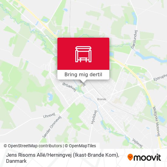 Jens Risoms Allé / Herningvej (Ikast-Brande Kom) kort
