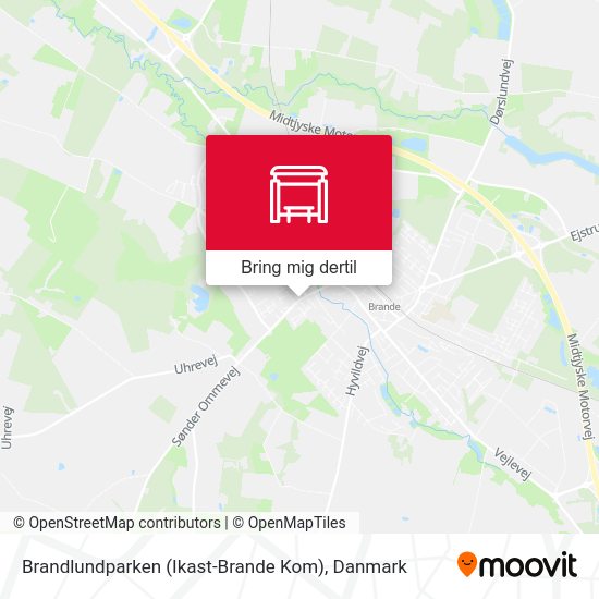 Brandlundparken (Ikast-Brande Kom) kort