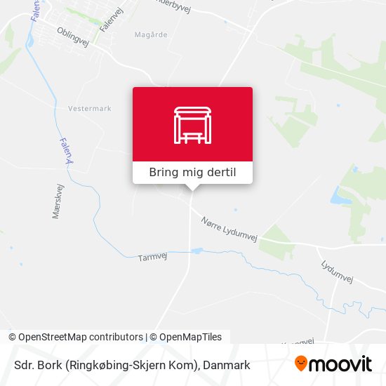 Sdr. Bork (Ringkøbing-Skjern Kom) kort