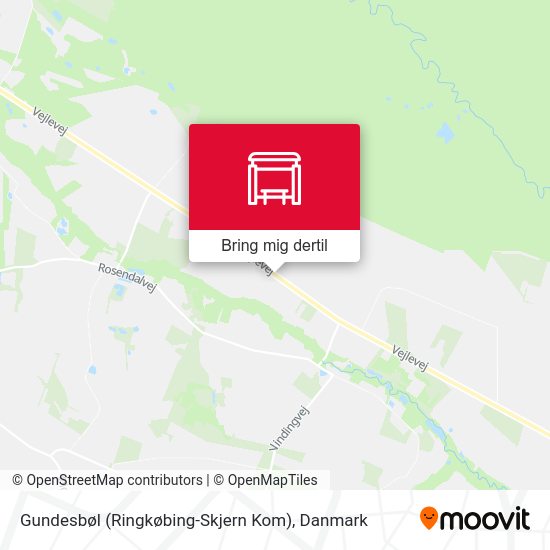Gundesbøl (Ringkøbing-Skjern Kom) kort