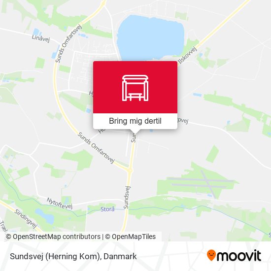 Sundsvej (Herning Kom) kort