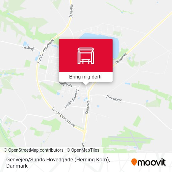Genvejen / Sunds Hovedgade (Herning Kom) kort