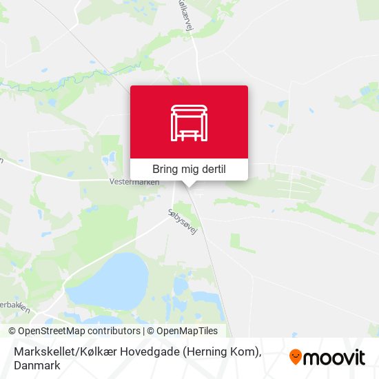 Markskellet / Kølkær Hovedgade (Herning Kom) kort