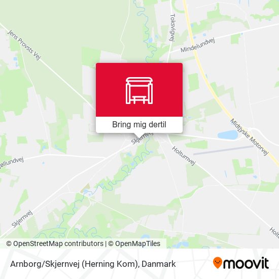 Arnborg / Skjernvej (Herning Kom) kort