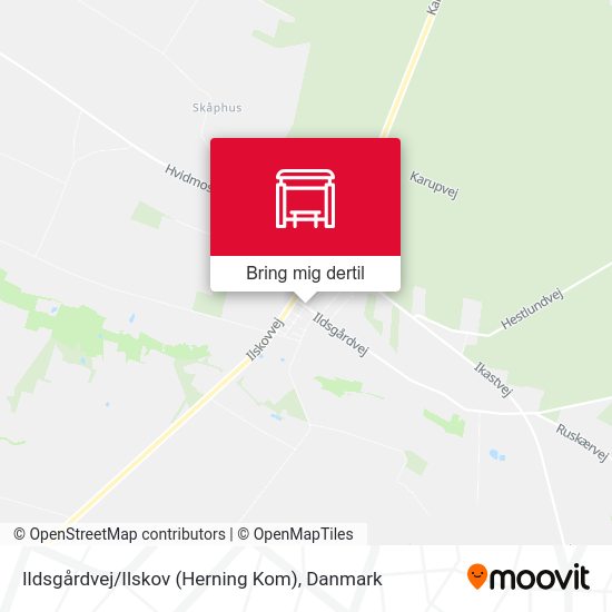 Ildsgårdvej / Ilskov (Herning Kom) kort