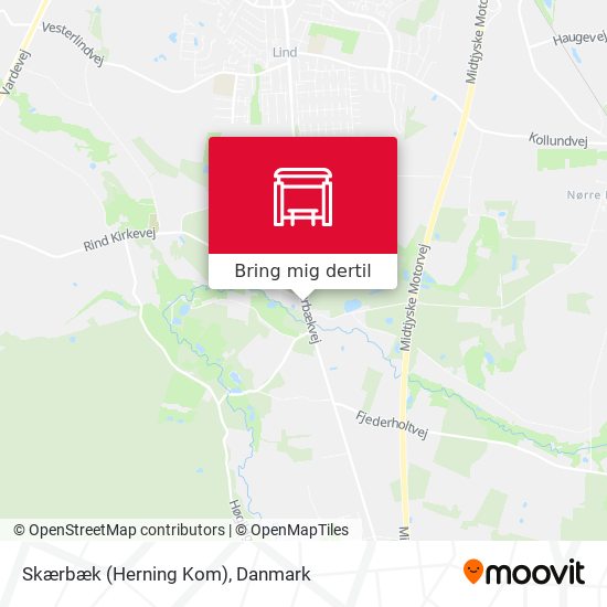 Skærbæk (Herning Kom) kort