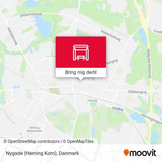 Nygade (Herning Kom) kort