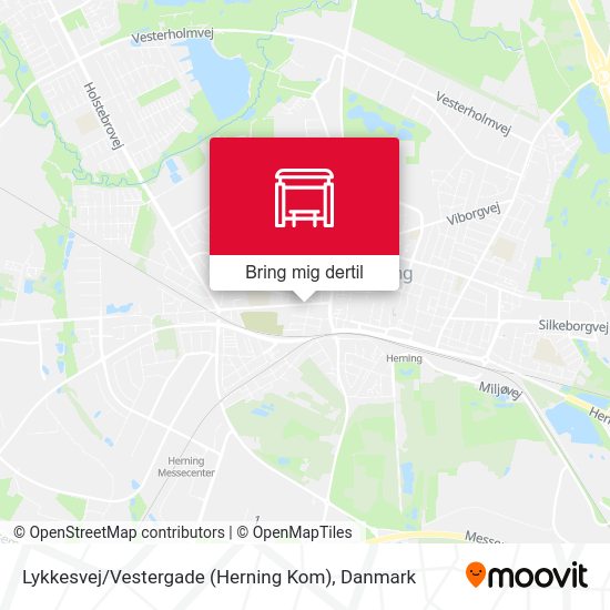 Lykkesvej / Vestergade (Herning Kom) kort