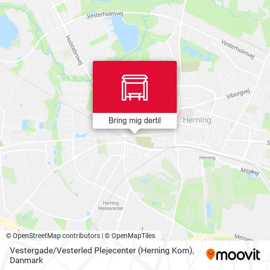 Vestergade / Vesterled Plejecenter (Herning Kom) kort