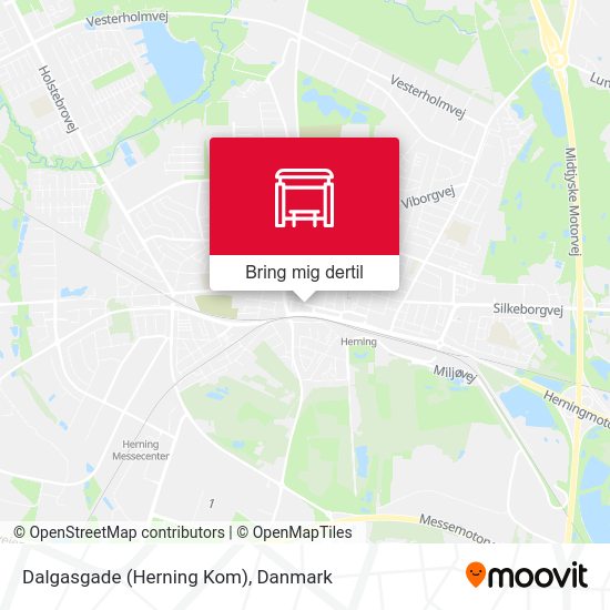 Dalgasgade (Herning Kom) kort