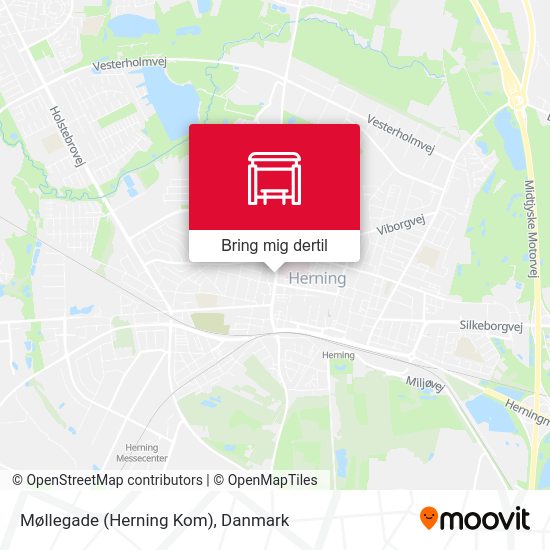 Møllegade (Herning Kom) kort