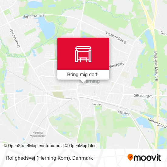 Rolighedsvej (Herning Kom) kort