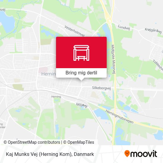 Kaj Munks Vej (Herning Kom) kort