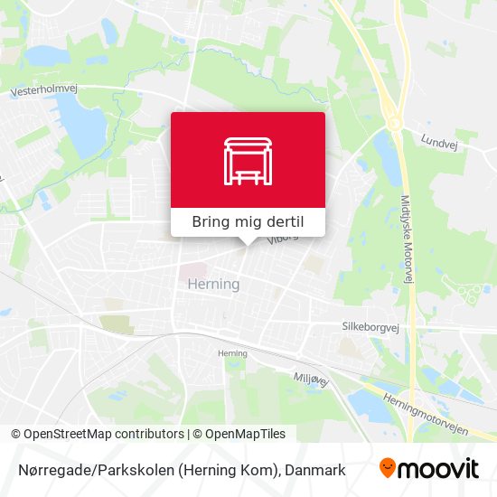 Nørregade / Parkskolen (Herning Kom) kort