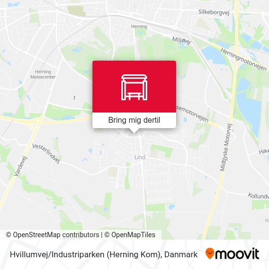 Hvillumvej / Industriparken (Herning Kom) kort