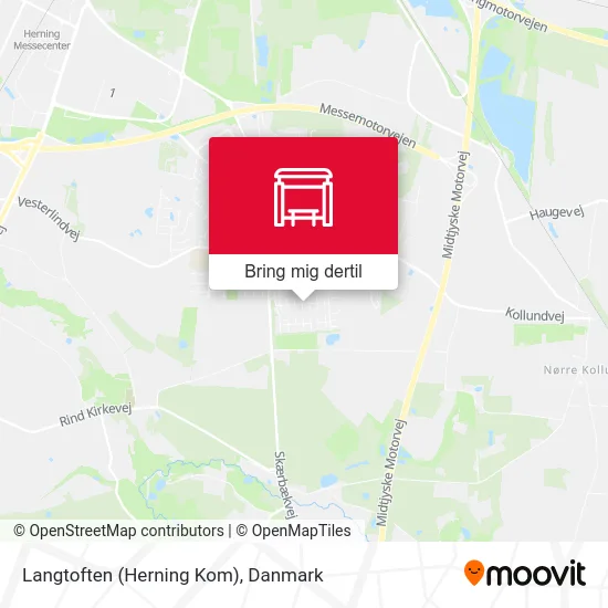 Langtoften (Herning Kom) kort