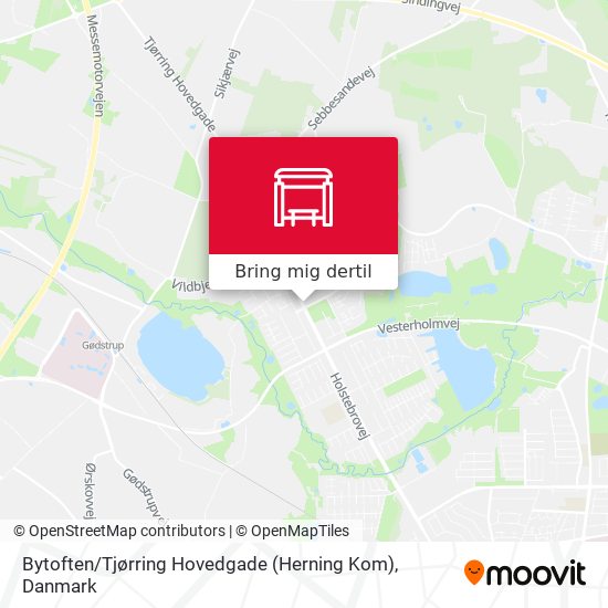 Bytoften / Tjørring Hovedgade (Herning Kom) kort