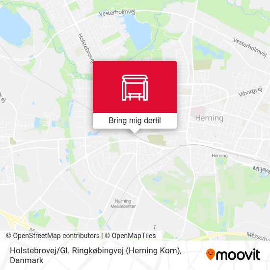Holstebrovej / Gl. Ringkøbingvej (Herning Kom) kort