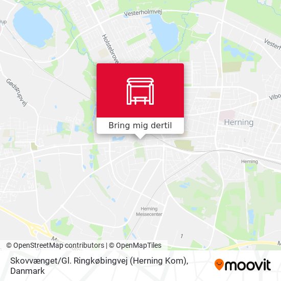 Skovvænget / Gl. Ringkøbingvej (Herning Kom) kort